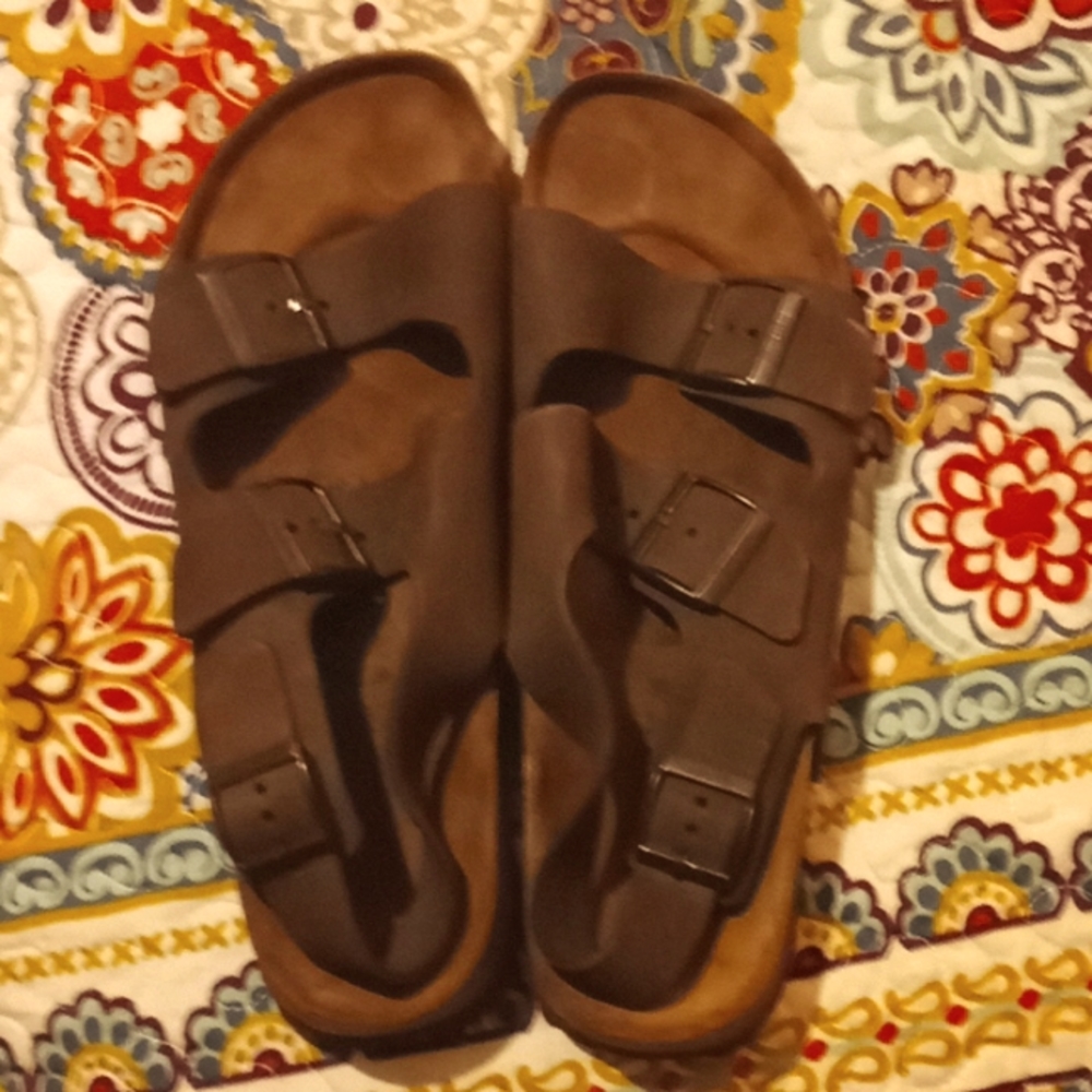 Birkenstock Betula Brown Leather Milano Sandals